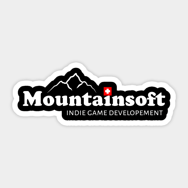 Mountainsoft Logo Sticker by Swiss Mountain Store 